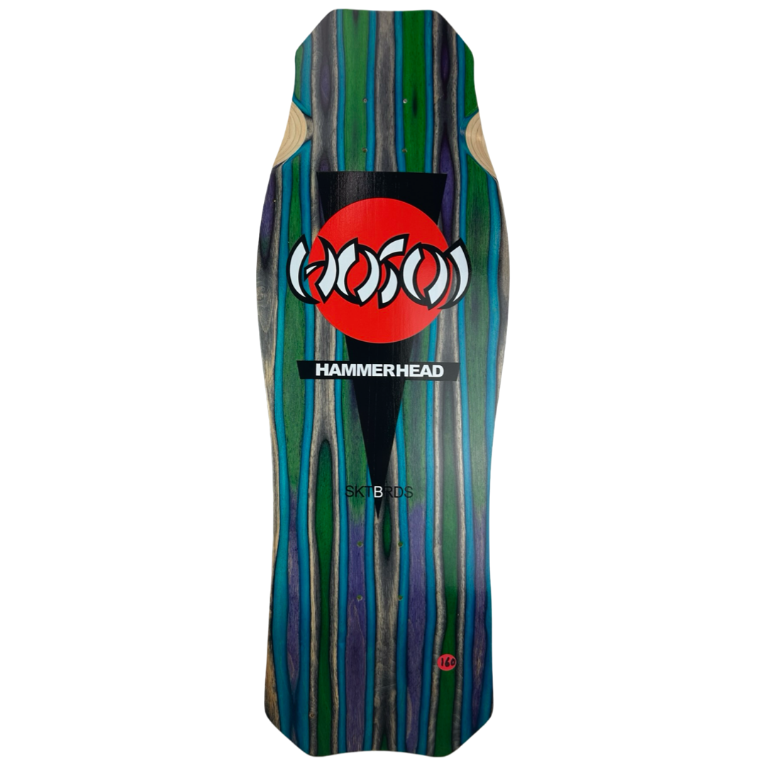 Hosoi Skateboards O.G. Hammerhead Swirl Limited Deck #160 – 10.5