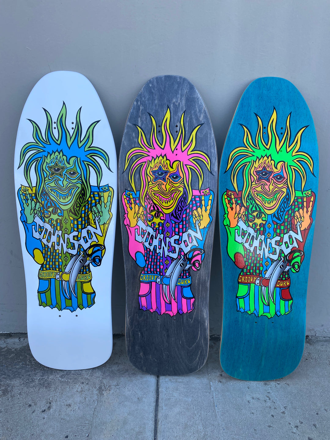 Vision Joe Johnson Groovy Guru Deck 9.5