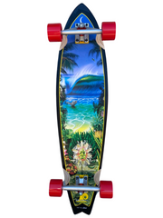 Palisades Swallow tail Longboard Complete Sale  - 9.5"x38.5"