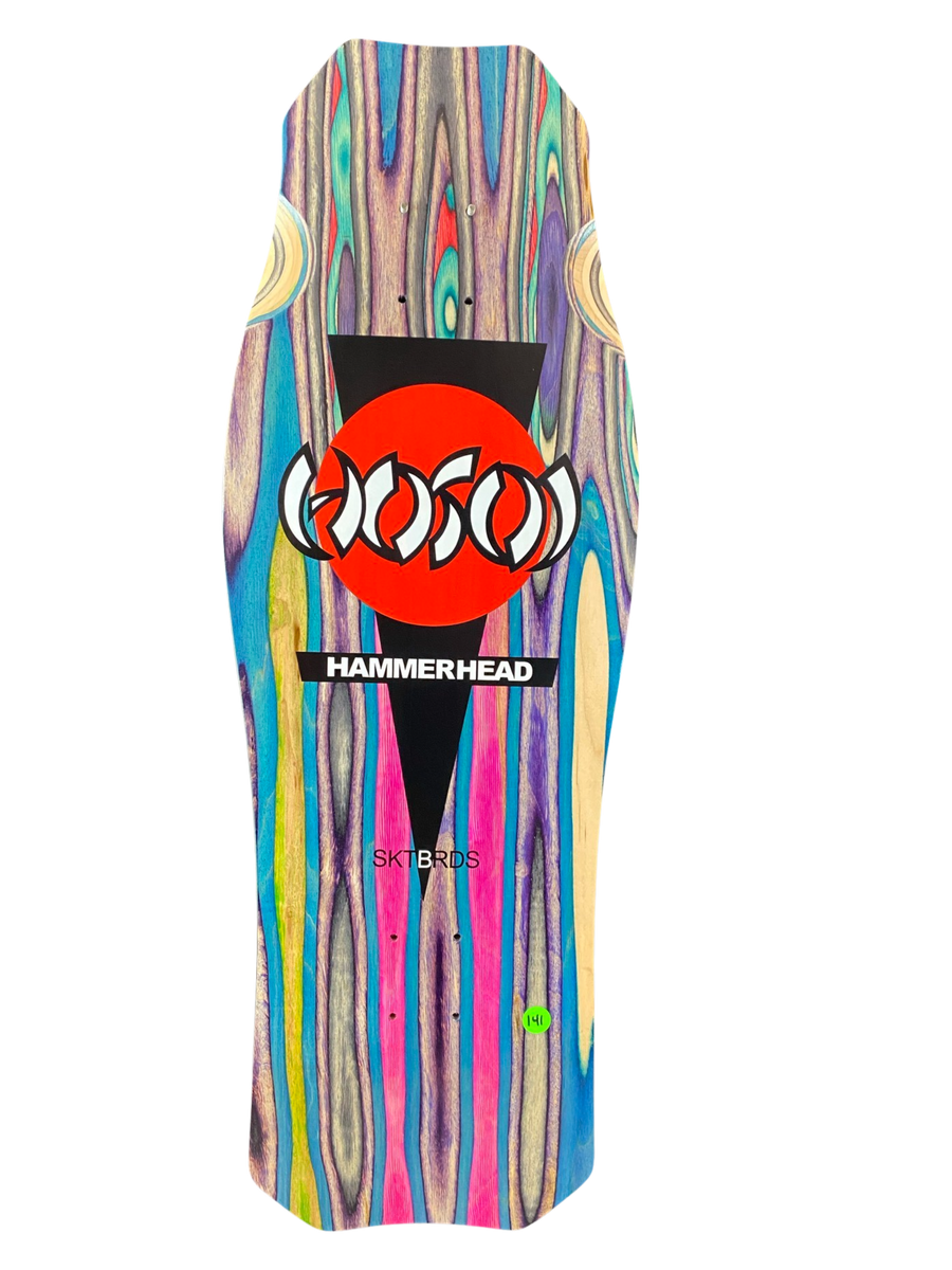 Hosoi Skateboards O.G. Hammerhead Swirl Limited Deck #141– 10.5