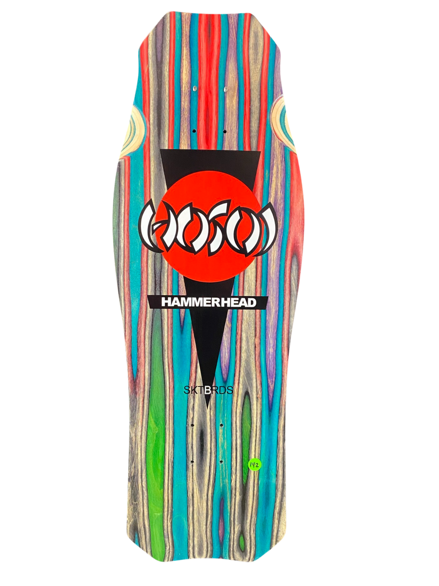 Hosoi Skateboards O.G. Hammerhead Swirl Limited Deck #142– 10.5