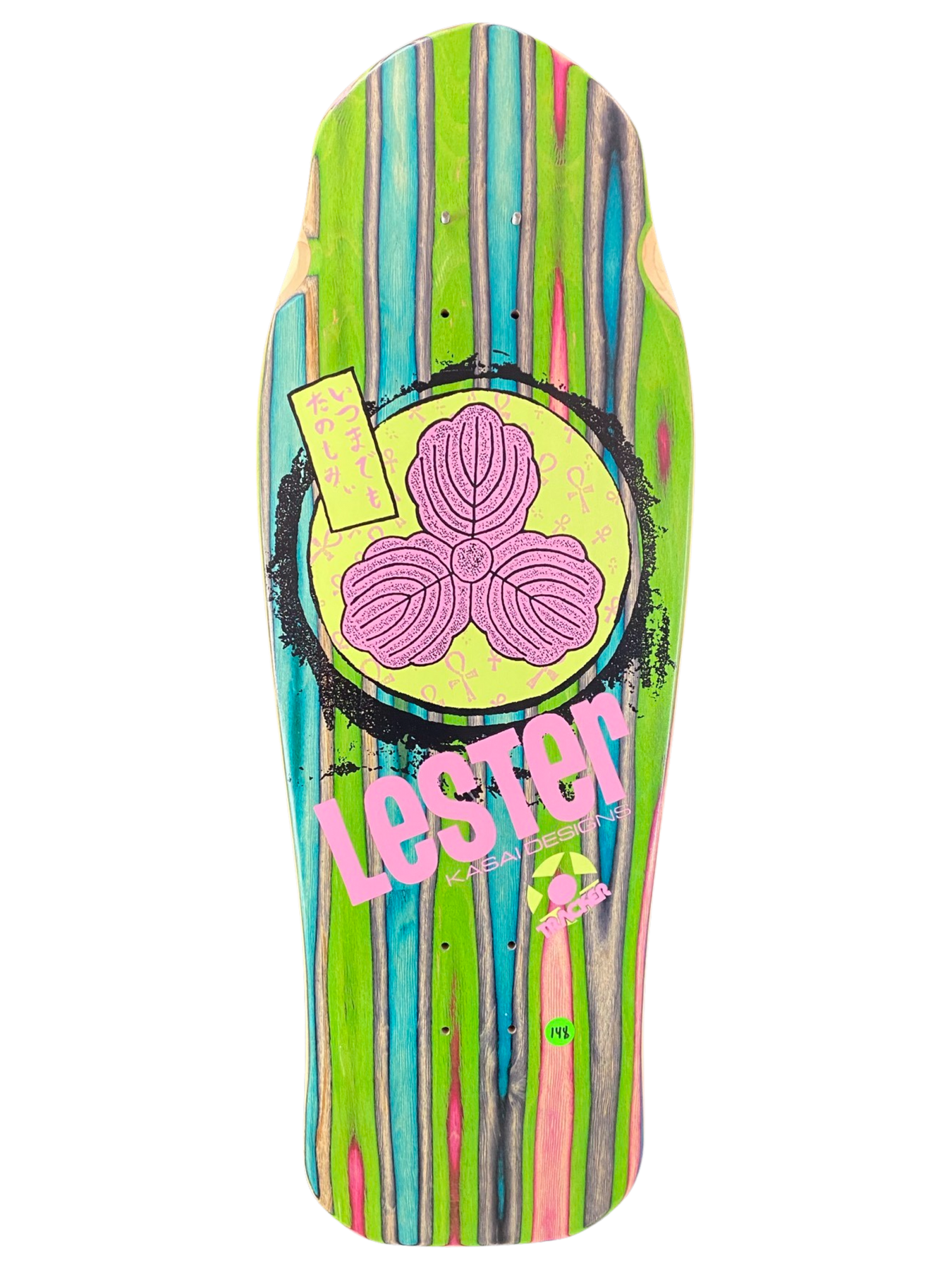 Tracker Lester Kasai Oak Leaf Swirl 148 Limited Deck 10 3/8" x 30