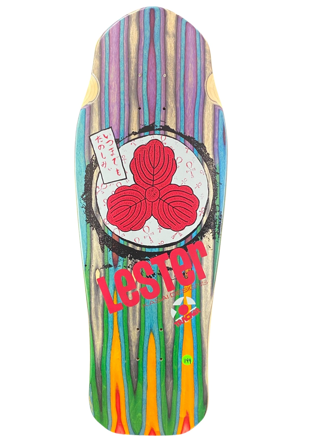 Tracker Lester Kasai Oak Leaf Swirl 149 Limited Deck 10 3/8" x 30