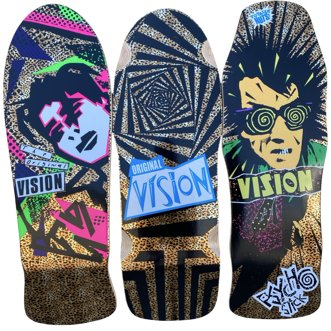 Vision Psycho Stick Limited Leopard Foil color way Deck - 10