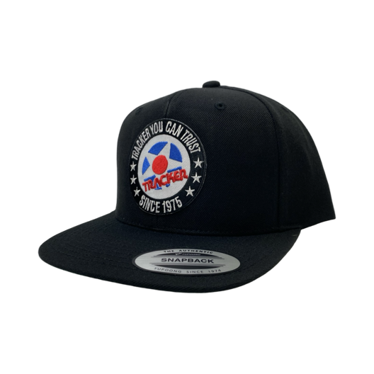 Tracker Trucks Star Black Snapback Hat