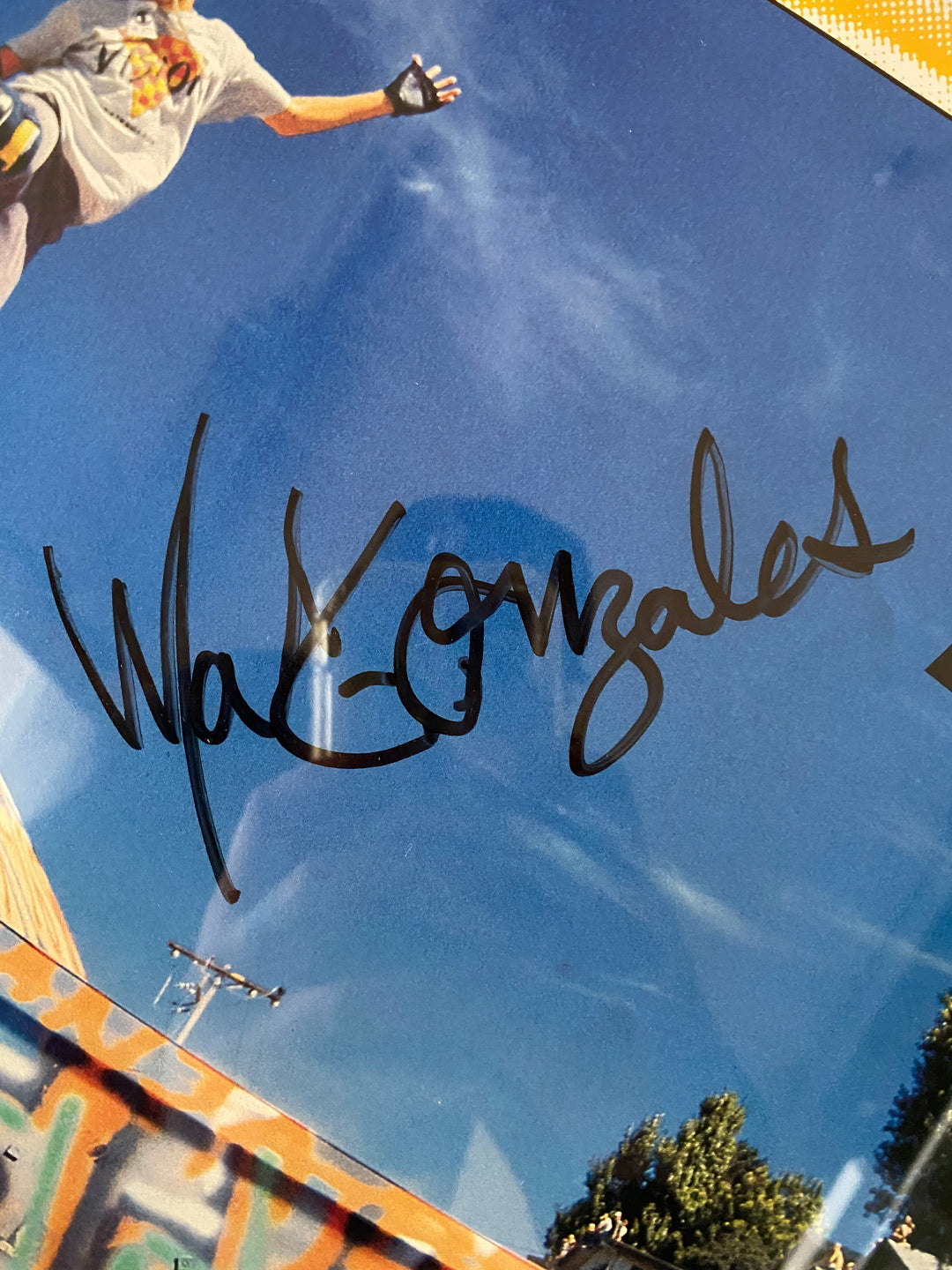 NOS Original Signed Mark Gonzales Vision Skateboards Poster - 17