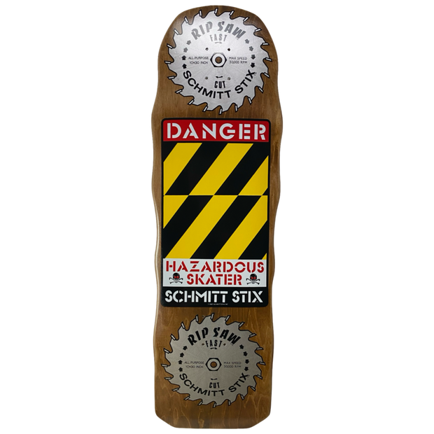 Schmitt Stix Danger Saw Deck- 10"x33"