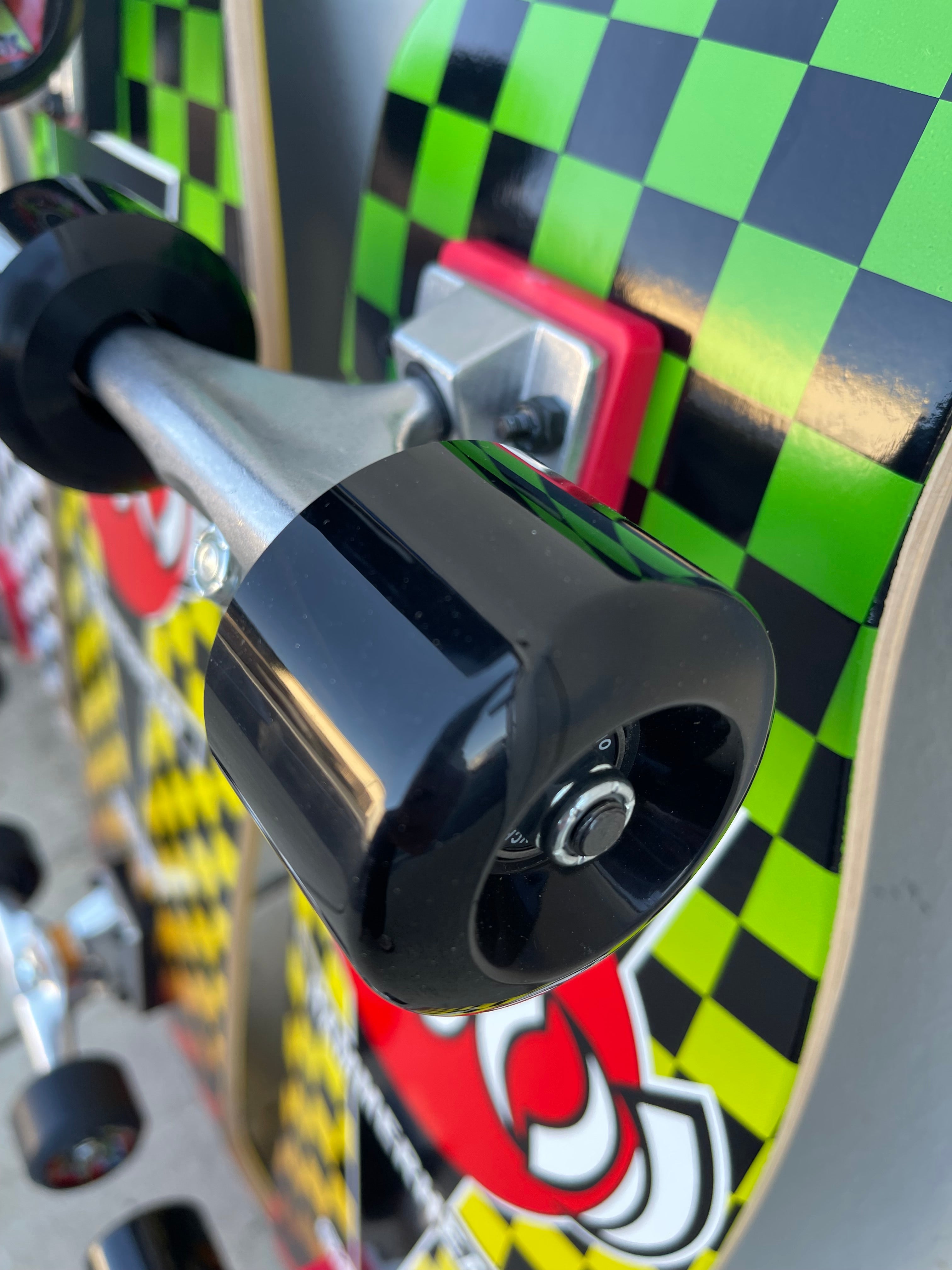 Hosoi Skateboards Hammerhead RASTA Checkerboard Mini Cruiser