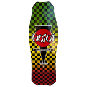 Hosoi Skateboards O.G. Hammerhead RASTA Checkerboard Deck– 10.5"X31"