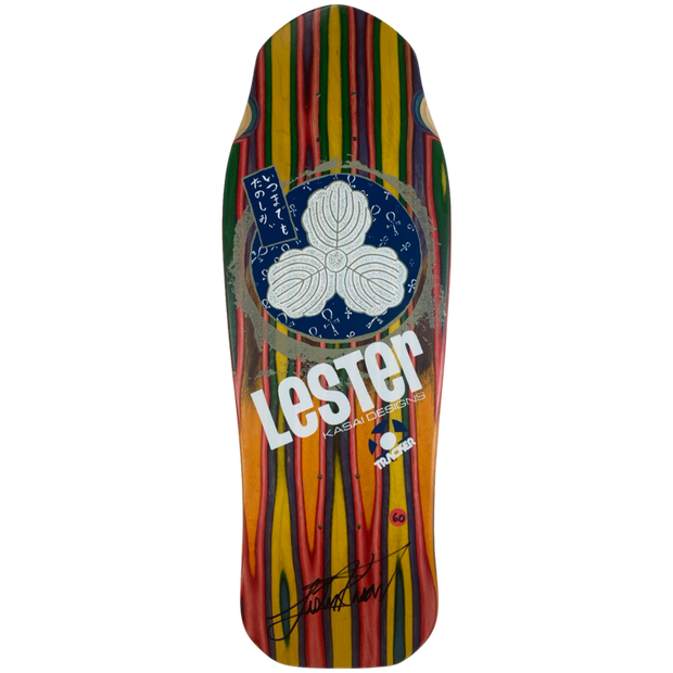 Tracker Lester Kasai Signed Oak Leaf Swirl -