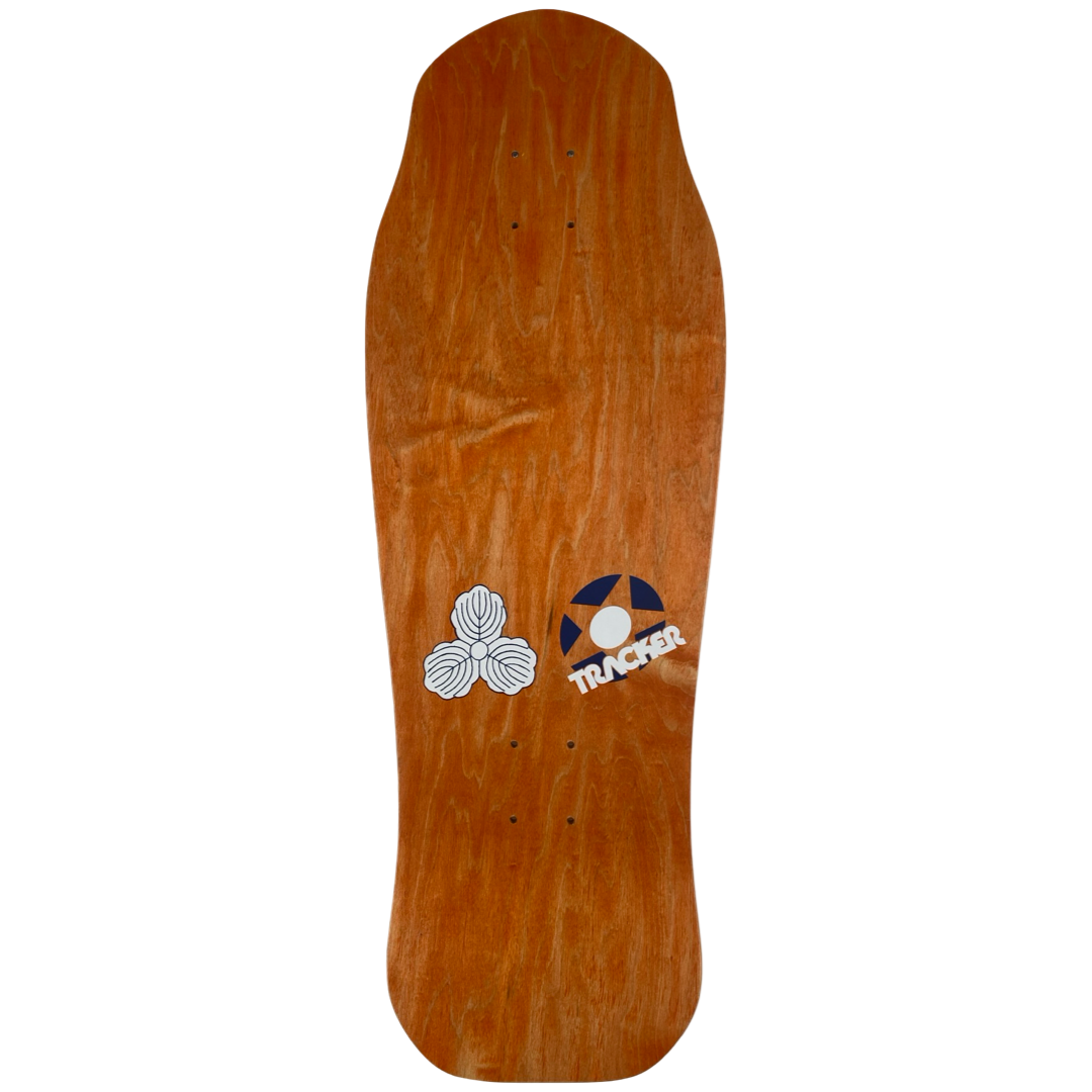 Tracker Lester Kasai Signed Oak Leaf Swirl -#60 Limited Deck - 10 3/8