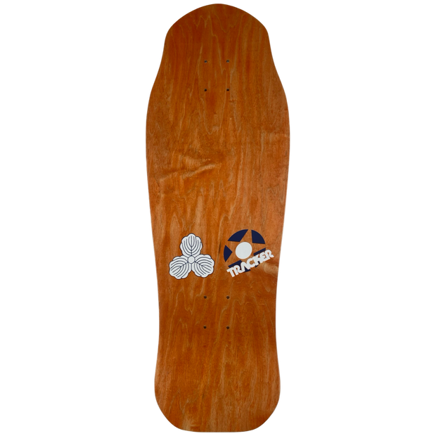 Tracker Lester Kasai Signed Oak Leaf Swirl -#60 Limited Deck - 10 3/8" x 30.5"