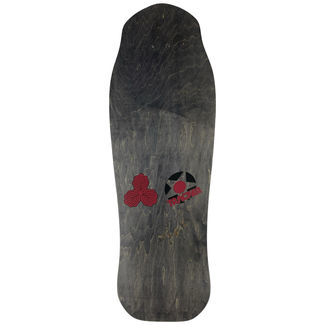 Tracker Lester Kasai Signed Oak Leaf Swirl -#62 Limited Deck - 10 3/8