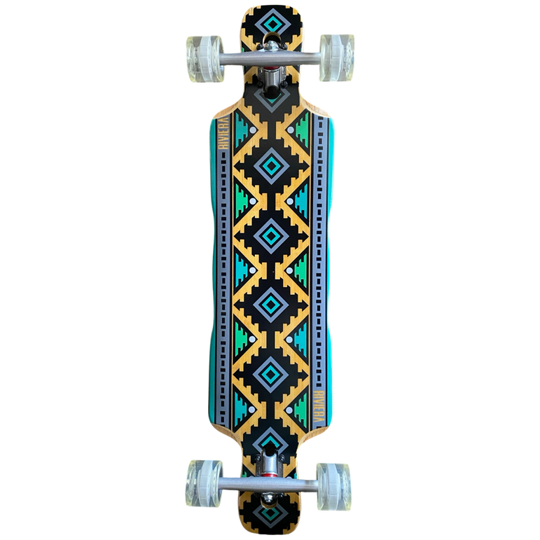 SALE Riviera Dineh Drop Through Longboard Complete Blem - 8.75"x37"