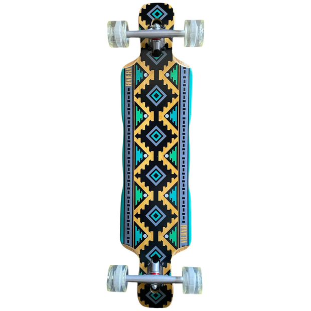 SALE Riviera Dineh Drop Through Longboard Complete Blem - 8.75"x37"