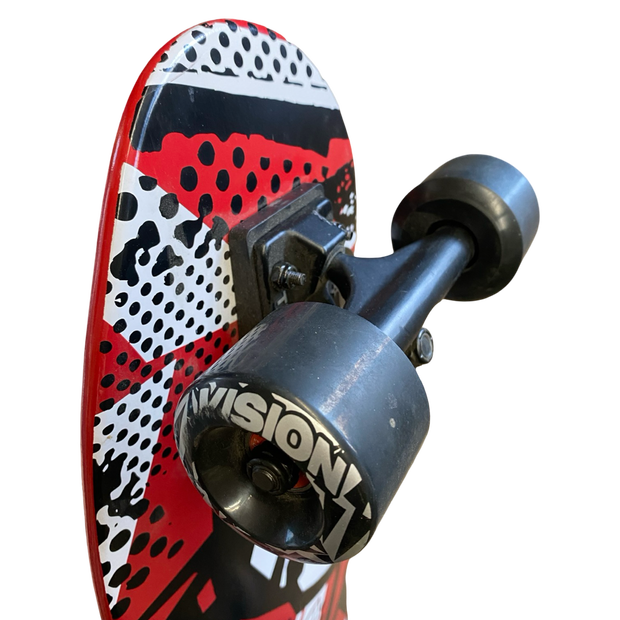 SALE Vision Original MG Mini Cruiser Complete Red Blem- 8"x28.75"