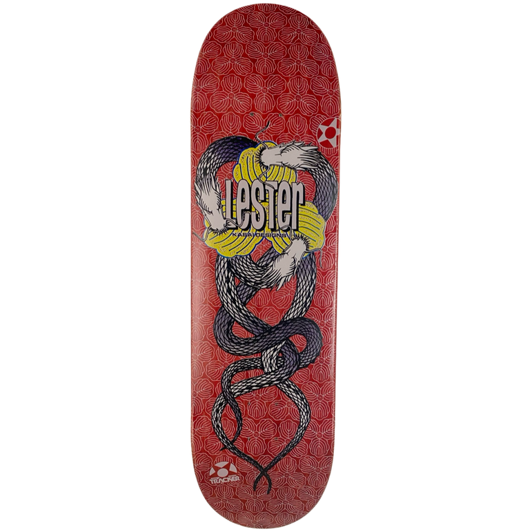 Tracker Deck Lester Kasai Twin Dragon Popsicle Shape – 8", 8.25", 8.5"