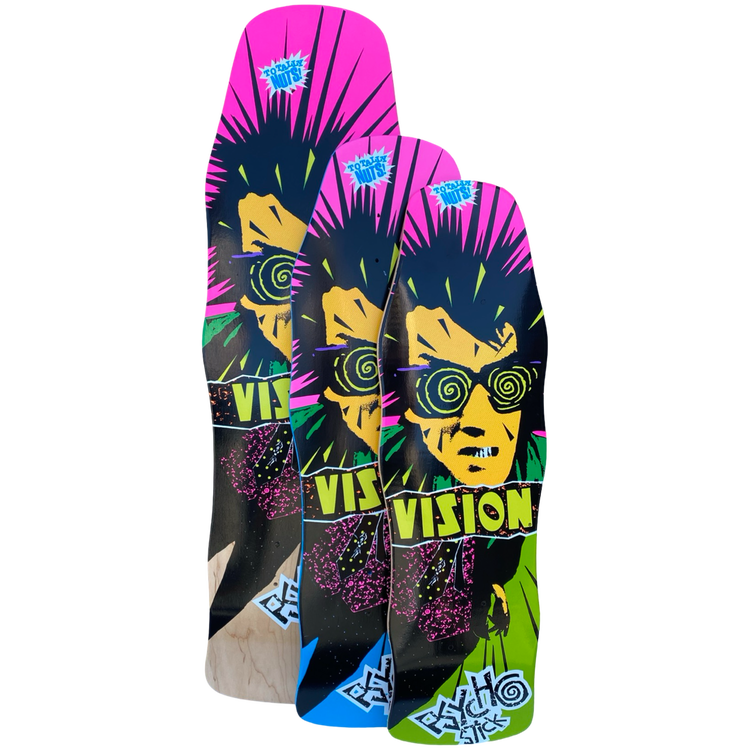 Vision Psycho Stick LONGBOARD Deck - 10