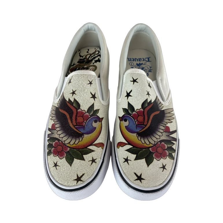 Draven Love Bird Slip-Ons Women's Shoes