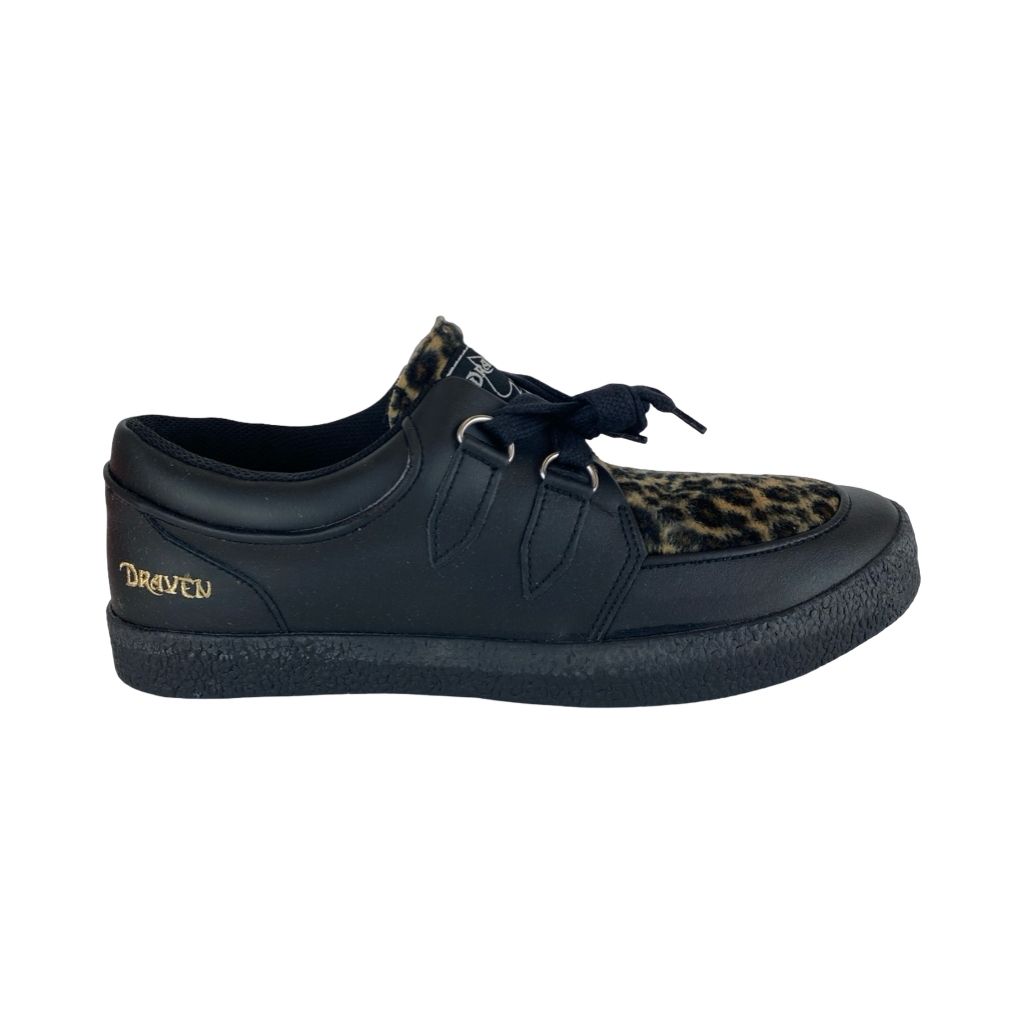Creepers Shoes Anarchic Creeper Glitter Creepers Black White Vegan Anarchic D-Ring Creepers  Footwear