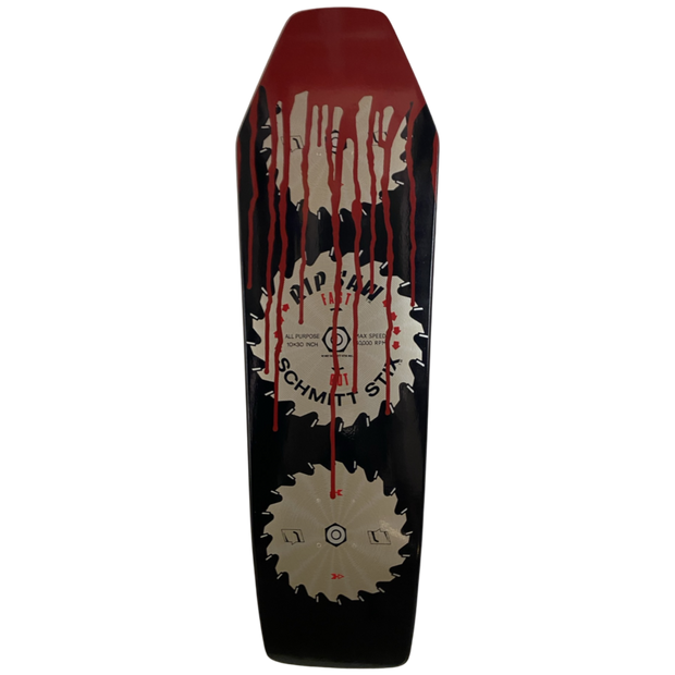 Coffin Bloody Schmitt Stix Ripsaw Deck-Limited time offer Halloween Special-32"x9.5"