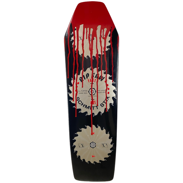 Coffin Bloody Schmitt Stix Ripsaw Deck-Limited time offer Halloween Special-32"x9.5"