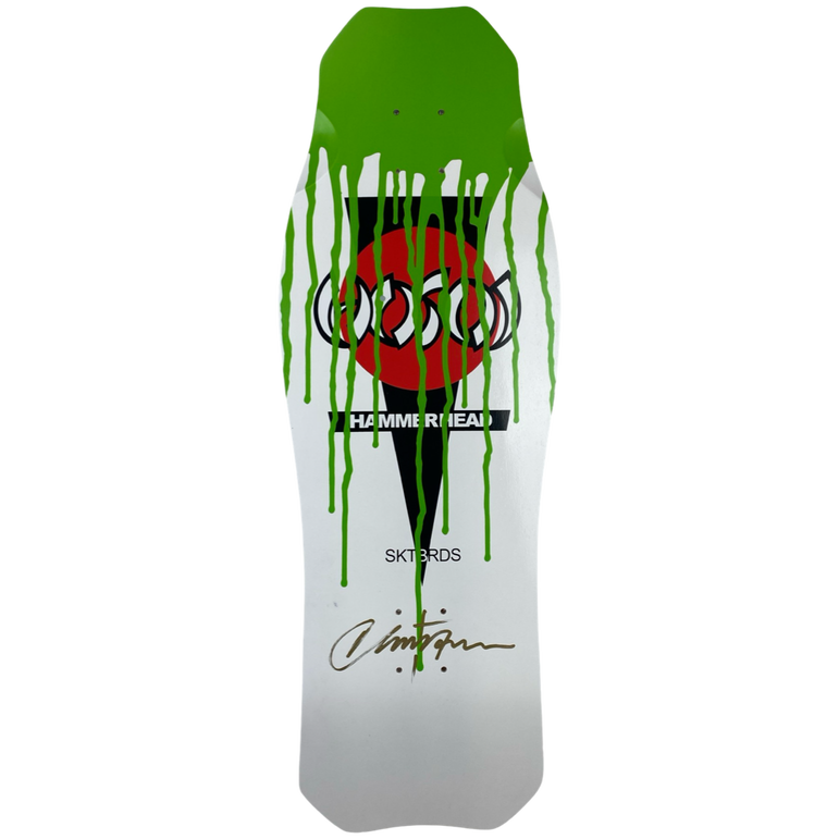 Hosoi "Slimed" White Halloween 2024 OG Hammerhead Signed – 10.5"x31"