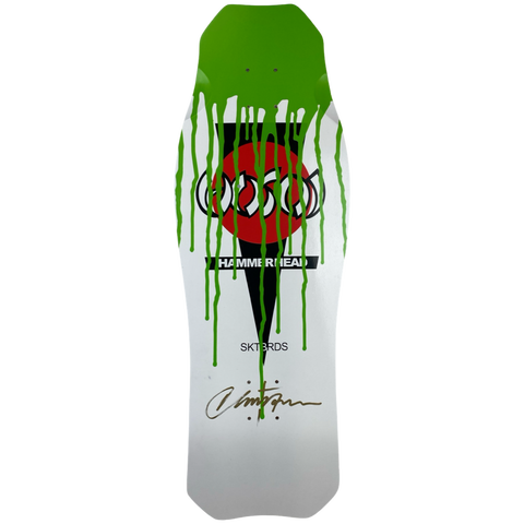 Hosoi "Slimed" White Halloween 2024 OG Hammerhead Signed – 10.5"x31"