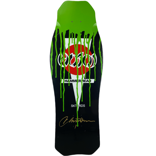 Hosoi "Slimed" Black Halloween 2024 OG Hammerhead Signed – 10.5"x31"