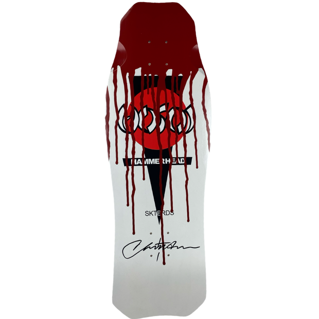 Hosoi "Bloody" White Halloween 2024 OG Hammerhead Signed– 10.5"x31"
