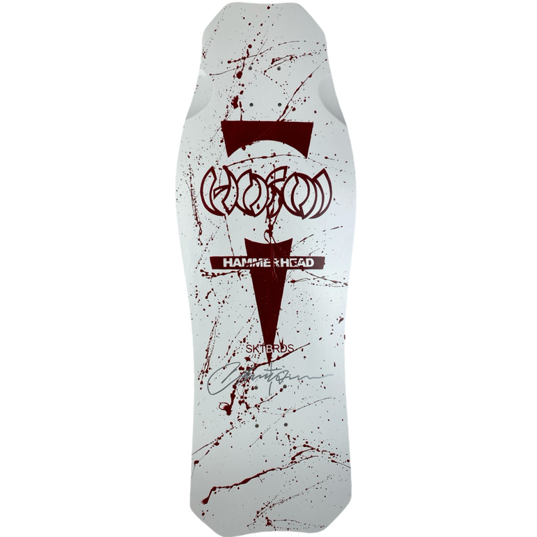 Hosoi Limited Halloween 2022 Bloody White OG Hammerhead Signed – 10.5"x31"