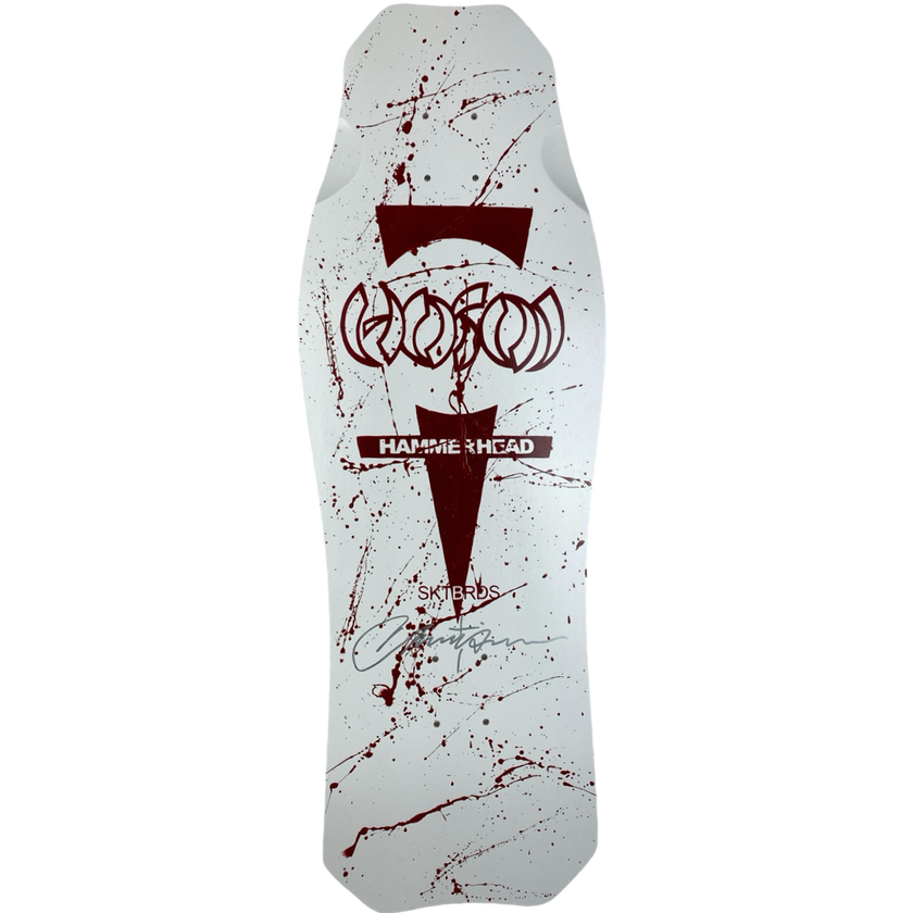 Hosoi Limited Halloween 2022 Bloody White OG Hammerhead Signed – 10.5"x31"