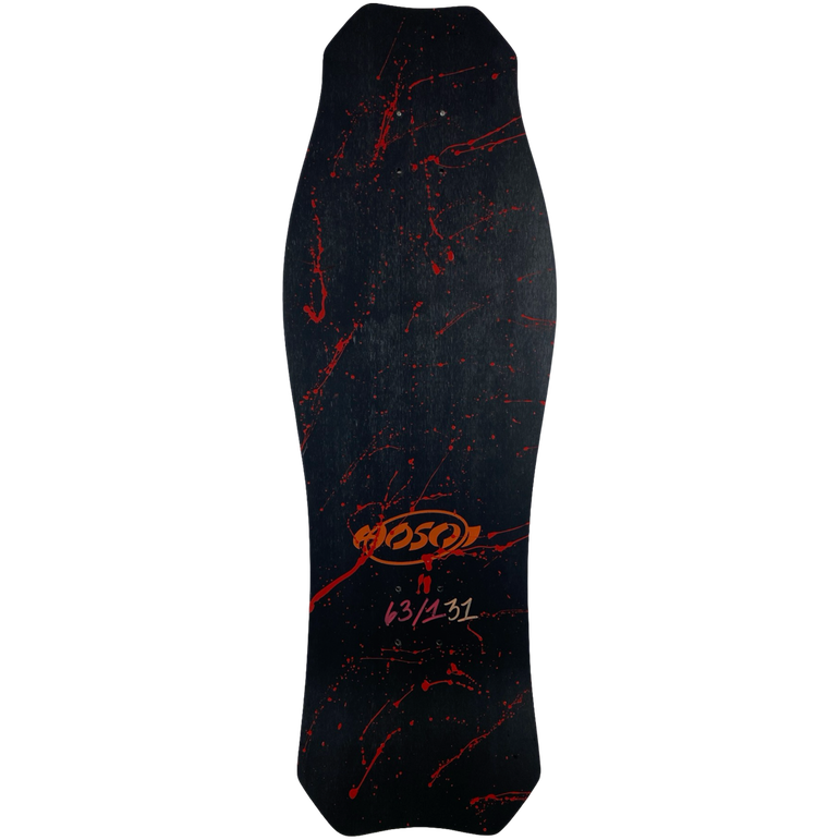 Hosoi Limited Halloween 2022 Bloody MATTE BLACK OG Hammerhead Signed – 10.5