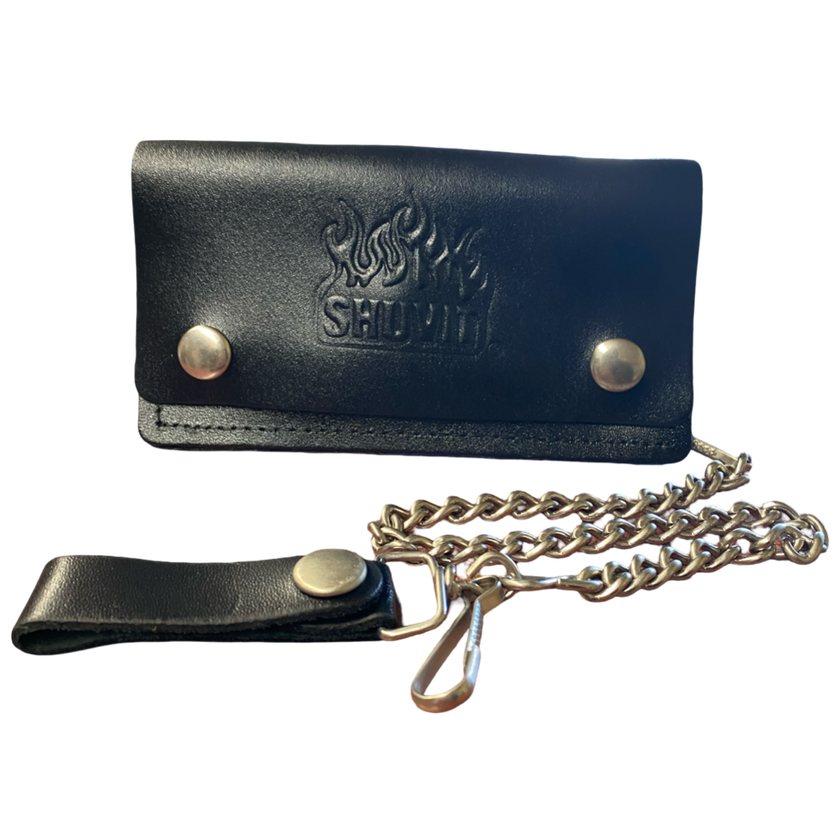 Men's Leather Chain Wallets