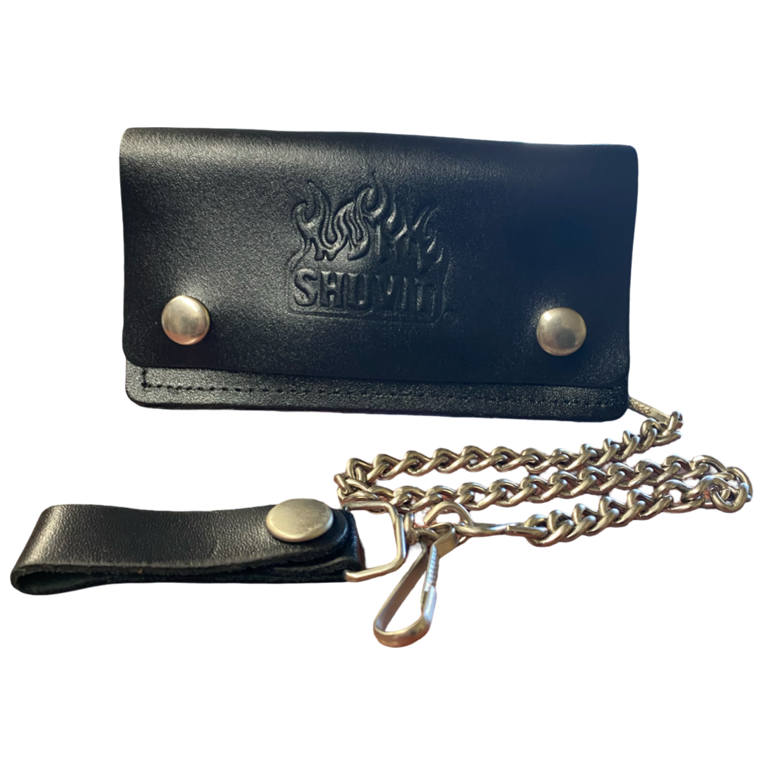 Men's Leather Chain Wallets