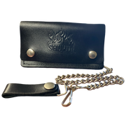 Men's Leather Chain Wallets