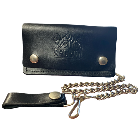 Men's Leather Chain Wallets