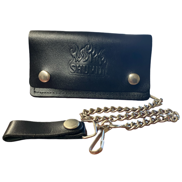 Men's Leather Chain Wallets
