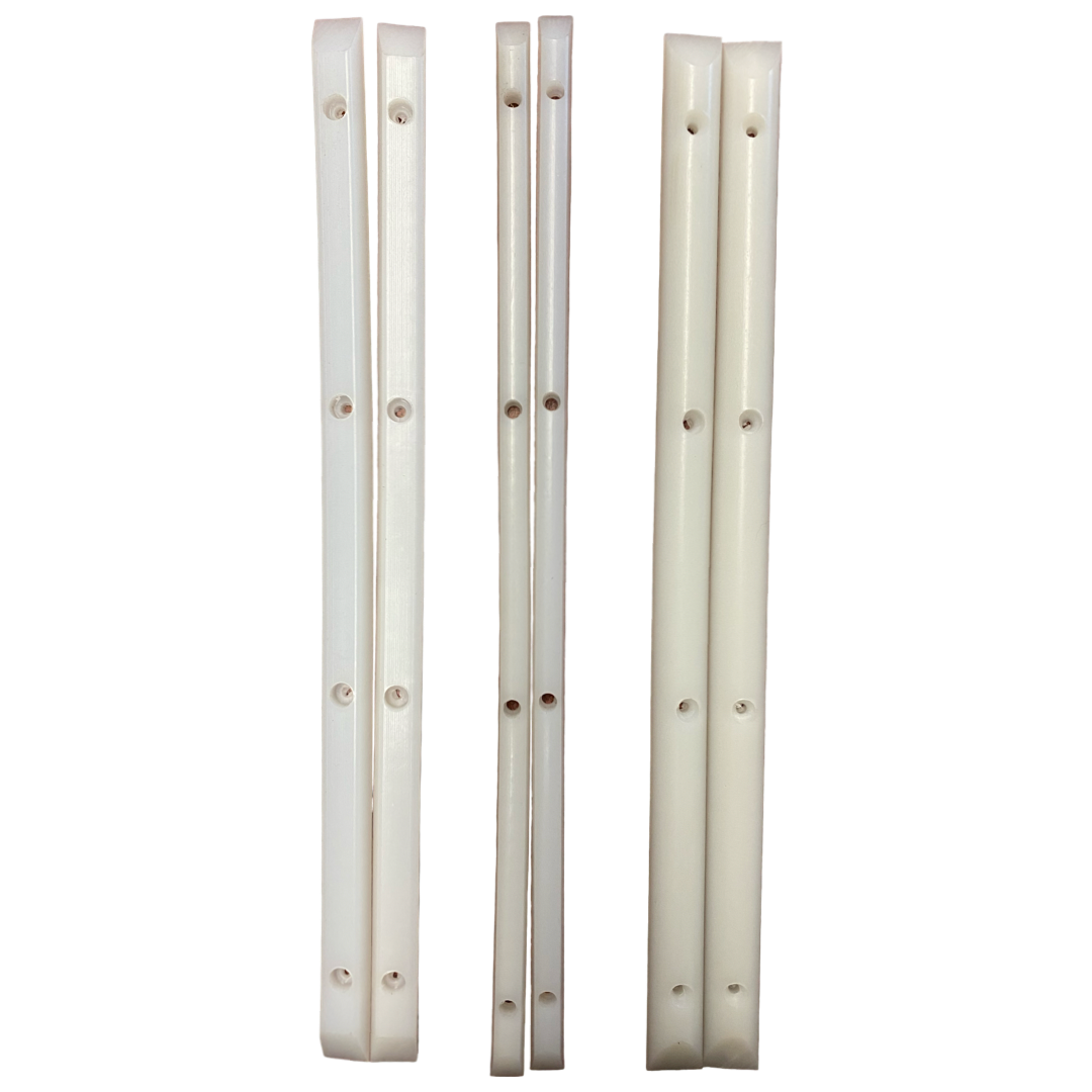Old School NOS Rails - White (3 set pack)