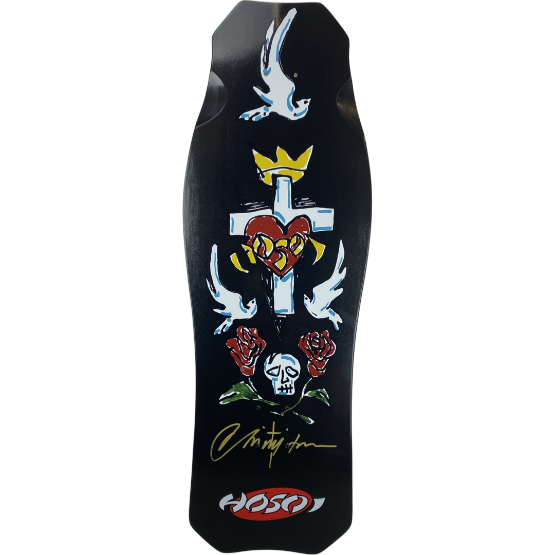 Hosoi O.G. Hammerhead Hybrid Deck Black- Signed 10.5
