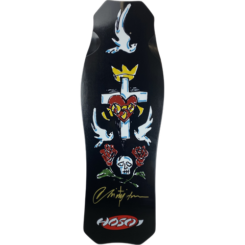 Hosoi O.G. Hammerhead Hybrid Deck Black- Signed 10.5" x 31"