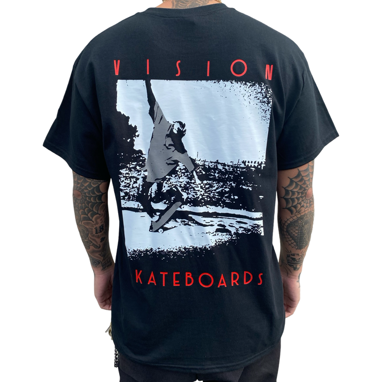 80s 90s VISION STREET WEAR Tシャツ USA製 XL 90's VISION Tee old skate ビジョン 80s 90s vision street wear