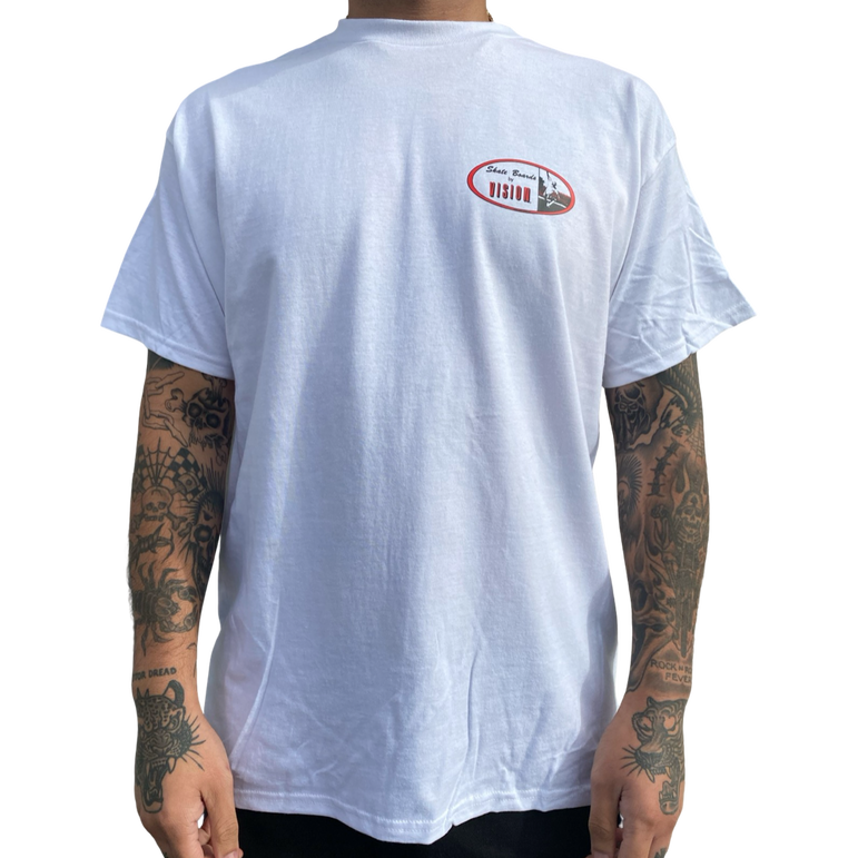 Vision Streetwear- Skateboards Nose Wheelie T-Shirt