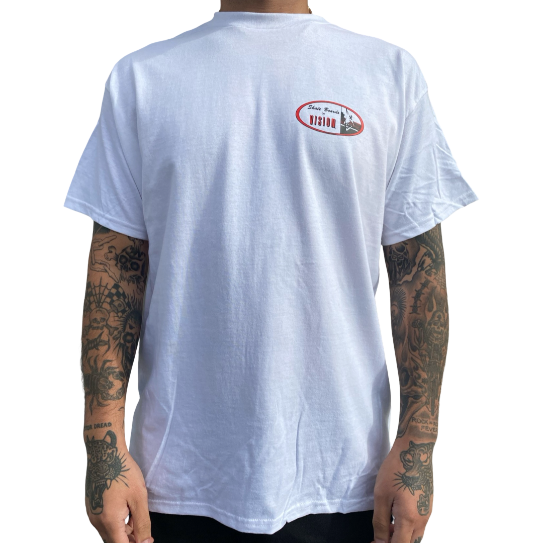 Vision Streetwear- Skateboards Nose Wheelie T-Shirt