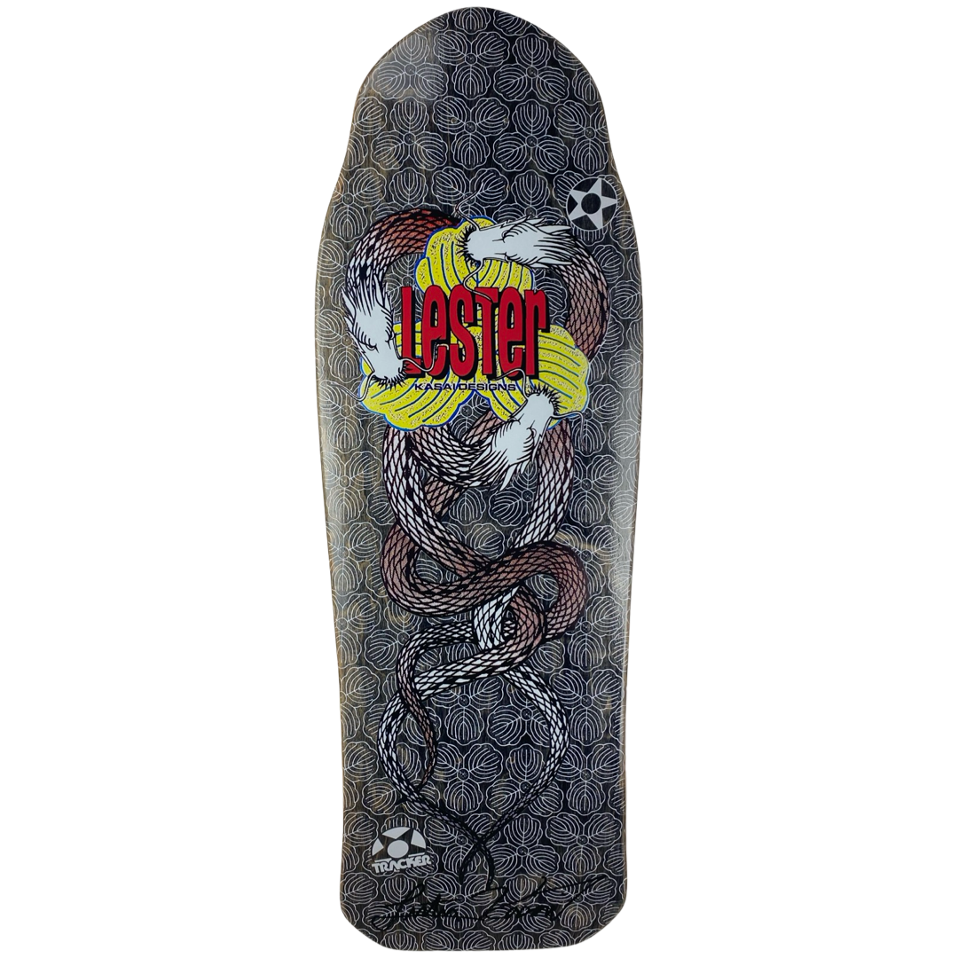 Tracker Deck Lester Kasai Twin Dragon Signed- 10.5