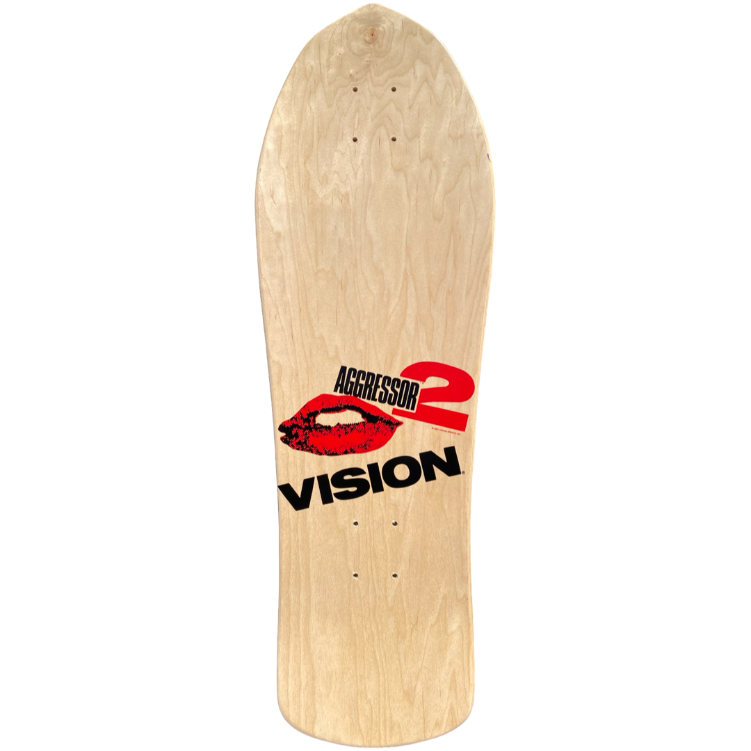 VISION AGGRESSOR 2 スケートボードデッキ VISION_AGGRESSOR2_MC_BLACKSTAI