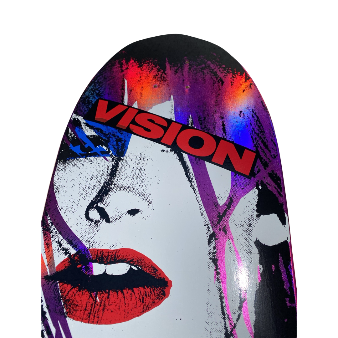 Vision Aggressor 2 Limited Pink Foil color way Deck - 10.25
