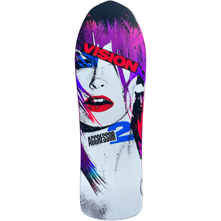 Vision Aggressor 2 Limited Pink Foil color way Deck - 10.25