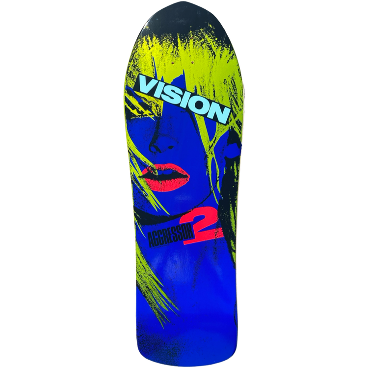 VISION AGGRESSOR 2 スケートボードデッキ Vision Aggressor 2 Limited Green Color Way Deck - 10.25