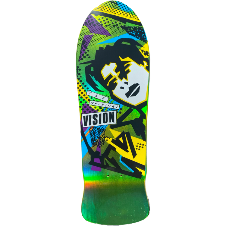 Planche De Skateboard Vintage Vision 1988 Double Snub – Rose – OG Rare